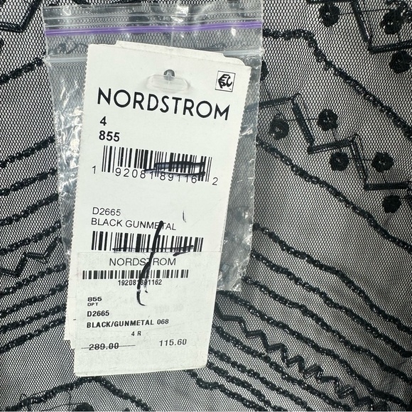 Pisarro Nights Beaded Bolero Shrug Evening Jacket Size 4 Black Mother of Bride - Picture 2 of 10